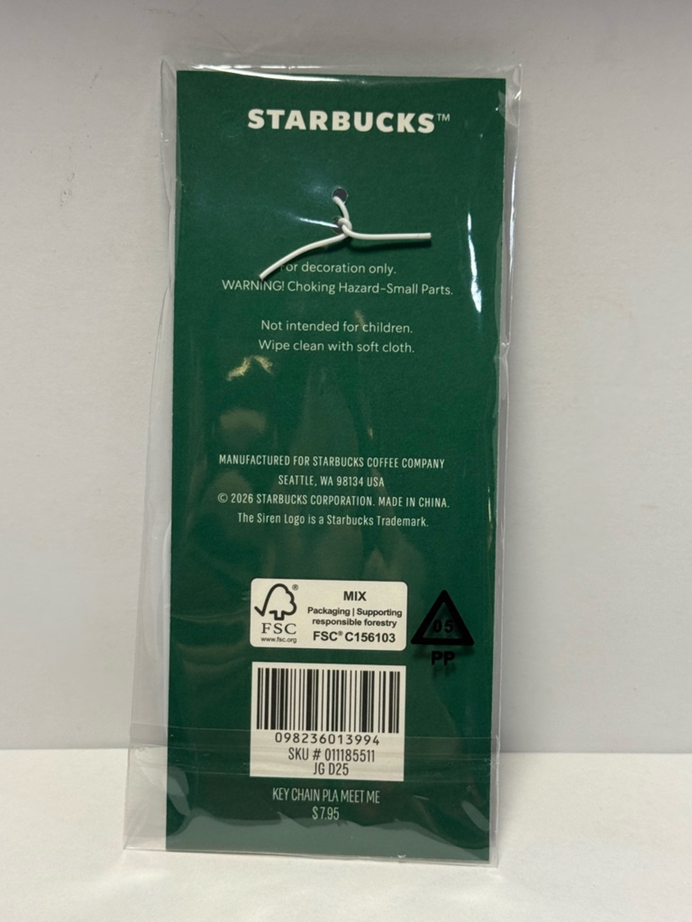 Starbucks Motel Keychain “Let’s Go Have Coffee Together” NWT - Picture 3 of 3